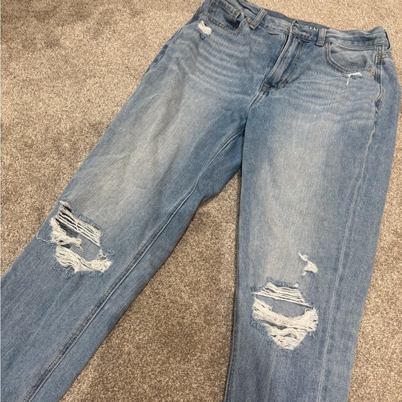 American Eagle Outfitters High Rise Light Blue Jeans - Picture 5 of 9